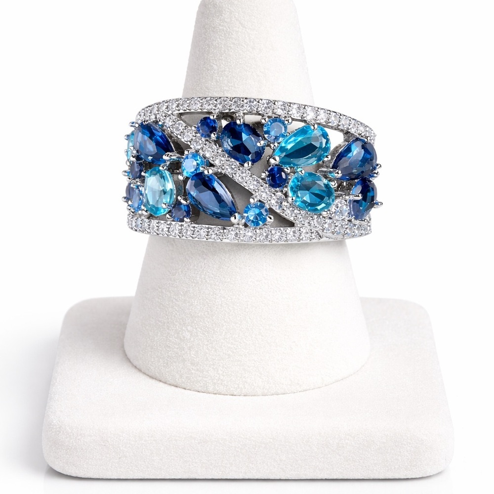 Omeshin bridal wedding ring  size 10 only